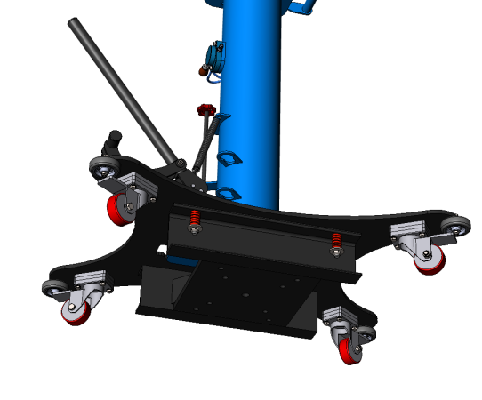 Канавный гидравлический подъемник 20т, напольный одноштоковый КПП20Р800Ф ARTAZ