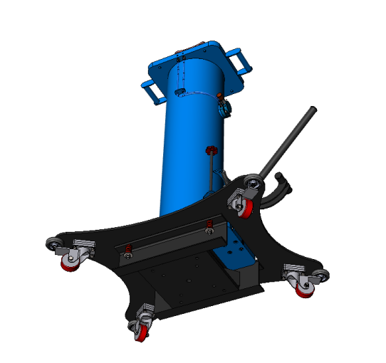 Канавный гидравлический подъемник 30 т, напольный одноштоковый КПП30Р1000Ф ARTAZ