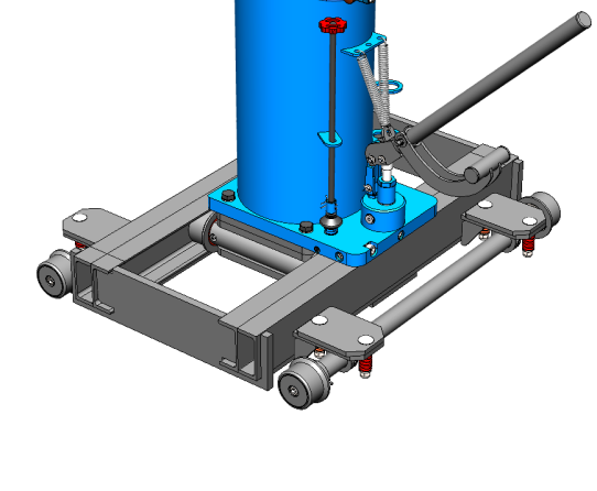Канавный гидравлический подъемник 16т, рельсовый двухштоковый КППТ16Р1200П ARTAZ