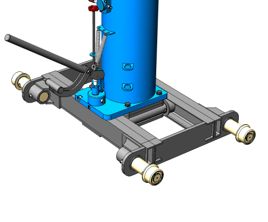 Канавный гидравлический подъемник 20 т, рельсовый двухштоковый КППТ20Р1200ПР ARTAZ