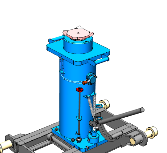 Канавный гидравлический подъемник 20 т, рельсовый двухштоковый КППТ20Р1200ПР ARTAZ