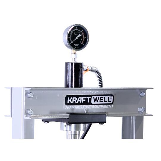 Гидравлический пресс для автосервиса 20 т KraftWell KRWPR20 ручной насос