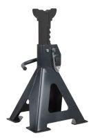 Подставка под автомобиль для ремонта KraftWell KRWJS12L 12 т, 465 - 715 мм, 2 шт, зубчатый механизм фиксации