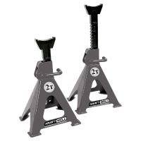 Подставка под автомобиль для ремонта KraftWell KRWJS2 2 т, 275 - 420 мм, 2 шт, зубчатый
