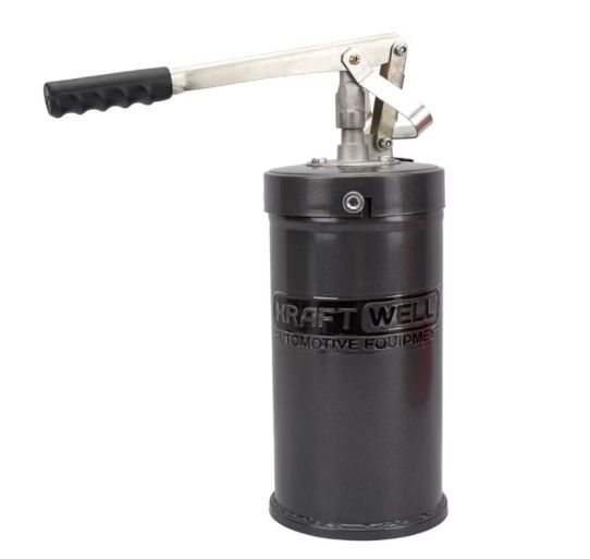 Нагнетатель масла ручной 5 л, KraftWell KRW1795 1-5 бар