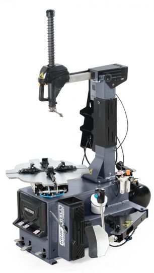 Станок шиномонтажный автоматический 220В двухскоростной KraftWell KRW28MR/220 серый