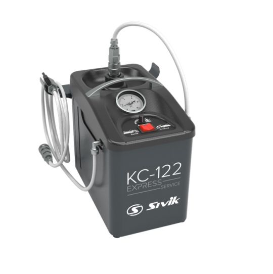 Установка электрическая для прокачки тормозов с аккумуляторным питанием 12 в, с индикатором уровня Sivik КС-122
