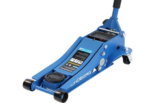 Домкрат гидравлический до 3 т, Nordberg N3203L 75-505 мм, подкатной, двухплунжерный, с рабочим ходом 430 мм