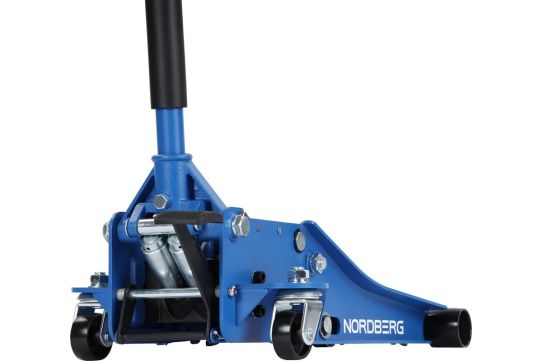 Домкрат гидравлический до 3 т, Nordberg N3203L 75-505 мм, подкатной, двухплунжерный, с рабочим ходом 430 мм