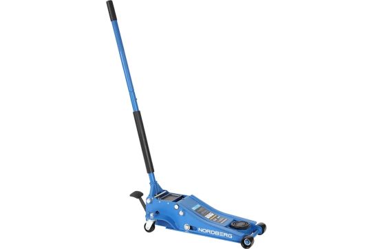 Домкрат гидравлический до 3 т, Nordberg N3203L 75-505 мм, подкатной, двухплунжерный, с рабочим ходом 430 мм