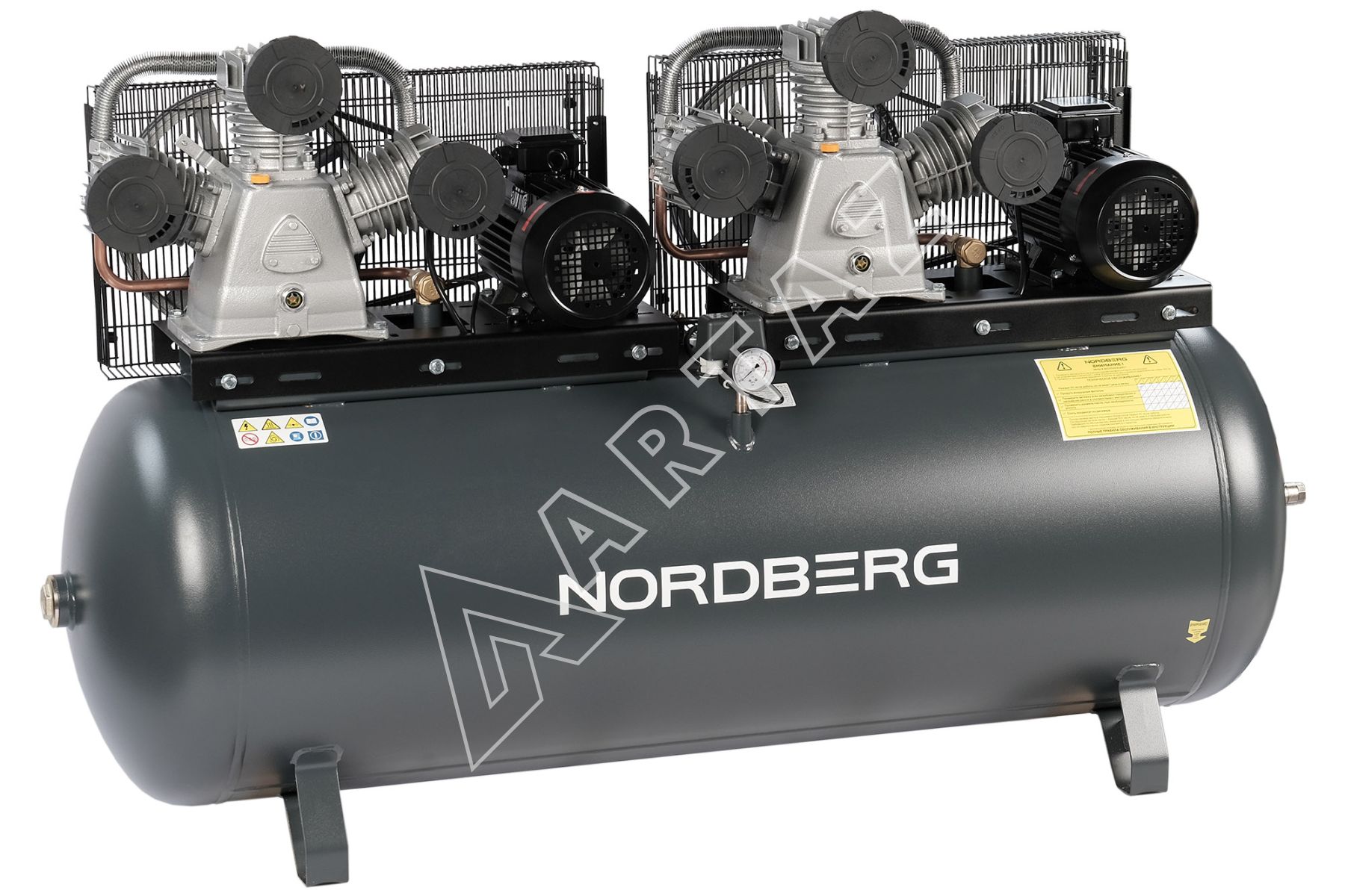 Nordberg NCP500/1900 компрессор воздушный 380 В, 500 л, 1400 л/м .