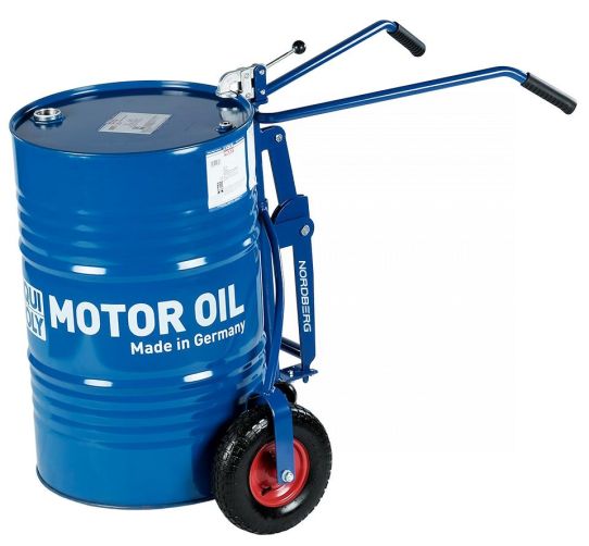 Тележка для транспортировки бочек до 300 кг ручная на 2 колесах Nordberg N31T03