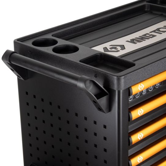 Тележка инструментальная KING TONY 87G38-7B-P40, 7 ящиков, без инструментов