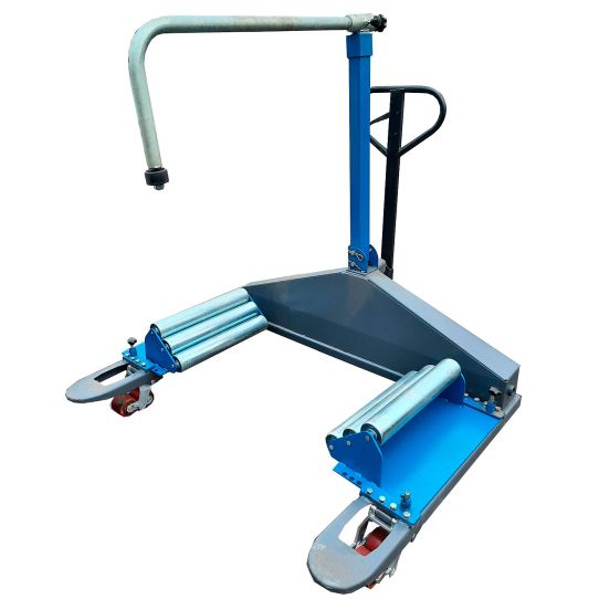 Тележка гидравлическая для перевозки, снятия и установки колес 1200 кг, Техносоюз TS-120