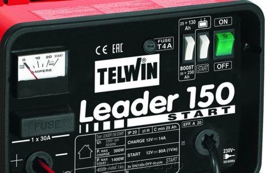 Пуско-зарядное устройство для 12В аккумуляторов с пусковым током 140A TELWIN 807538