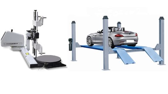 Легковой комплект для сход-развала Техносоюз до 24 дюйма TS5.5D-4L+СКО-1Л грузоподъемность 4т