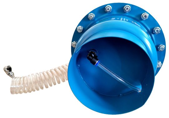 Установка для замены и прокачки тормозной жидкости пневматическая давление 0.7-2.8 бар, емкость 6 л, TA-AC006 AE&T