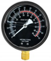 Манометр для гидравлического пресса 30 тонн