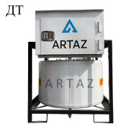 Мини АЗС для ДТ металлическая 24V, 350-440L, счетчик, фильтр Artaz Manul Мини АЗС для ДТ металлическая 24V, 350-440L, счетчик, фильтр Artaz Manul