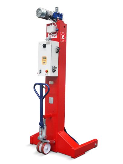 Подкатной подъемник для грузовых автомобилей проводной 30т EMANUEL MCL75.4.S AF, 4 колонны