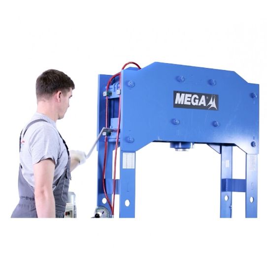 Электрогидравлический пресс 100 тонн для автомастерской Мega K100Е электропривод