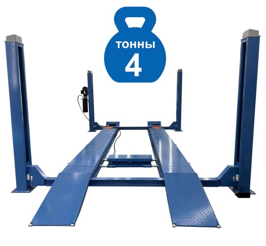 Легковой комплект для сход-развала Техносоюз до 24 дюйма F4D4+T 7202 TAB грузоподъемность 4т