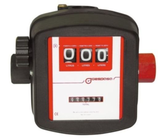 Импульсный счетчик учета топлива механический 10-90 л/м 1% Gespasa MGI-80V 32230