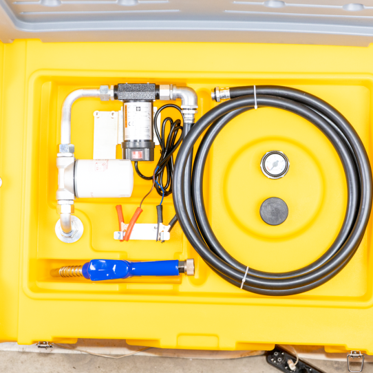 Мини АЗС для ДТ 200 л в Пикап DTK-200 12V Вид сверху