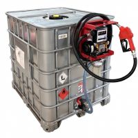 Мини АЗС для дизельного топлива 220 вольт 60 л/м еврокуб в металле Armor