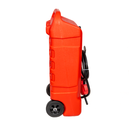 Мини АЗС перекатная для топлива 53 л DTK-53 (GTK-53) Вид в профиль