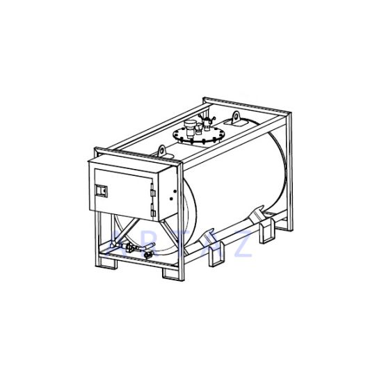 Мини АЗС для бензина металлическая 220V, счетчик, фильтр Artaz Irbis