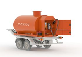 Мини АЗС на прицепе топливозаправщик 1000 литров Мини АЗС на прицепе топливозаправщик 1000 литров