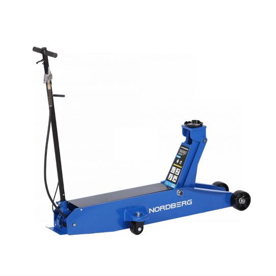 Домкрат пневмо-гидравлический до 10 т, Nordberg N32011 7.5-8.5 бар, подкатной, с высотой подъема от 160 до 650 мм