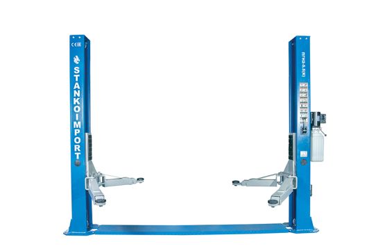 Двухстоечный подъемник Станкоимпорт ПГН2-5.5(К) 5.5т, электрогидравлический, 380В, с нижней синхронизацией, 110-1800 мм