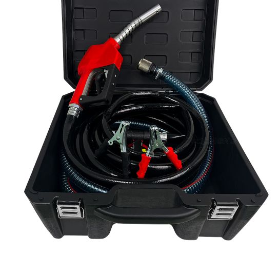 Насос для бензина 12V в пластиковом ящике EXBOX (шланги, пистолет) e4da3b7fbbce2345d777