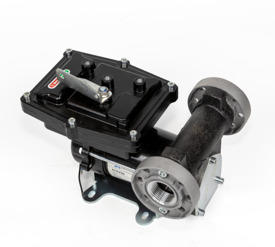 Насос для бензина 220В до 50 л/м 1"F 1/8 HP EX50, ACEX50 под углом сверху