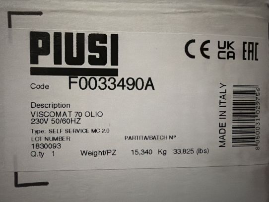 Насос для перекачки масла 220 в Piusi Viscomat 70 M F0033490A