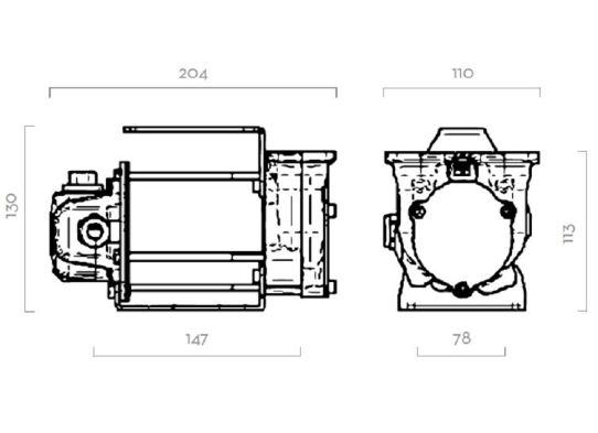 Насос для перекачки дизельного топлива 12 в Piusi BP3000 12V inline F00357000