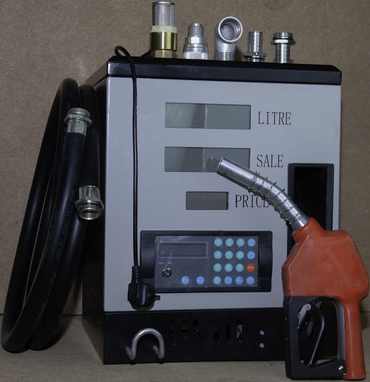 Насосная установка Ампика JB-80 для дизеля, 80 л/мин, 220В, калибруемый счетчик