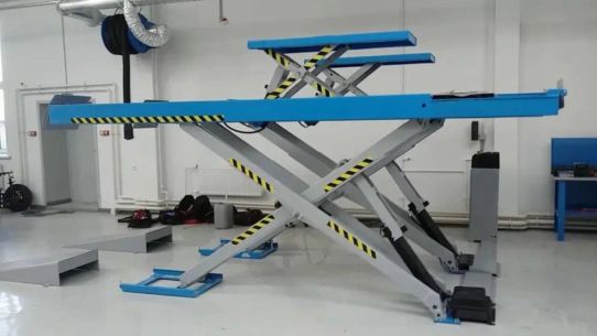 Подъемник ножничный 4.5т 380В для автосервиса и сход-развала BRIGHT GAMMA 450/WT48E электрогидравлический