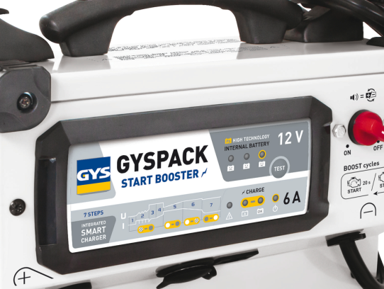 Пусковое устройство бустер 12В 30000мАч ток пуска от 830А до 3100А, GYS GYSPACK PRO 900 027084