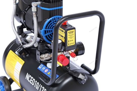 Поршневой компрессор 18 л, 170 л/м, 220В, 0.9 кВт, коаксиальный, безмасляный Nordberg NCEO10/170