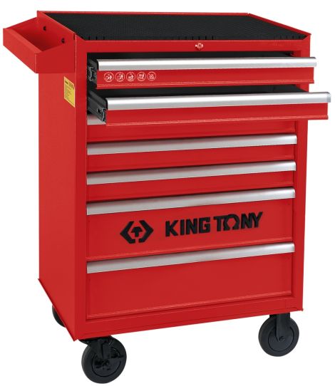Тележка инструментальная KING TONY 87434-7B, 7 ящиков, без инструментов