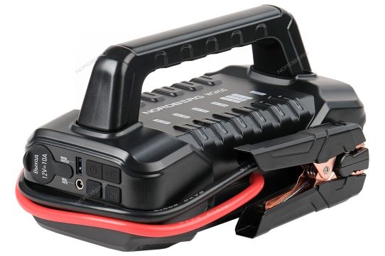 Пусковое устройство-бустер Nordberg WSA50 56 А·ч, 2000 А пика, литиевый аккумулятор, встроенный фонарик, Power Bank Nordberg