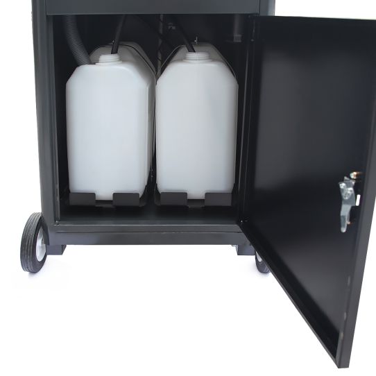 Установка для замены и промывки масла в АКПП 12В, с манометром и дисплеем, резервуары 2х20 л, передвижная ОДА Сервис ODA-3010