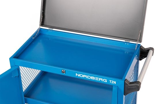 Тележка инструментальная, Nordberg T2N, 3 открытые полки, без инструмента