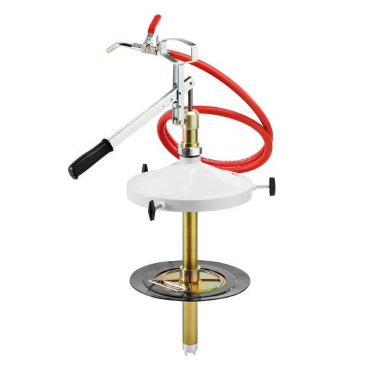 Нагнетатель смазки из бочек 16-30 кг, давление 20 бар, производительность 20 г/ход, шланг 2 м, RAASM 60411