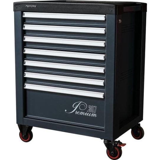 Тележка инструментальная FERRUM 12.307-7016, 7 ящиков, без инструментов