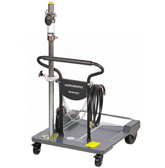 Установка для раздачи масла из бочек 200 л, пневматическая с тележкой Nordberg NO40180T