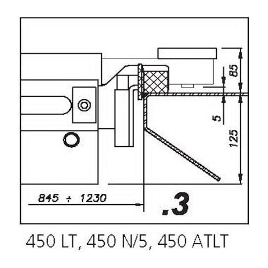 Гидравлическая траверса для четырехстоечного подъемника для ямы, 3т OMA 542R.04